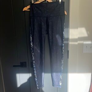 Tone It Up x Wear It To Heart blue tropical print Leggings